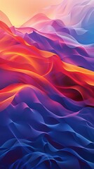 Obraz premium Vibrant Vector Gradient Background in Soft Red-Orange and Electric Blue, Perfect for Modern Minimalistic Designs and Artistic Concepts