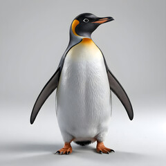 Fototapeta premium 3d penguin on the beach