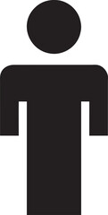 minimalist kid symbol, pictogram