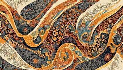 Background with detail of a mosaic