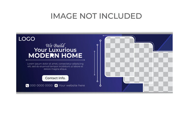A creative and aesthetic facebook cover design template for your business.