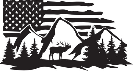 Vector Elk Mountains