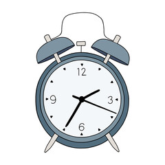 Clock alarm time bell icon
