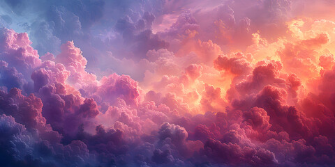 Soft Cloud Sky with Delicate Frame Design Inspiration