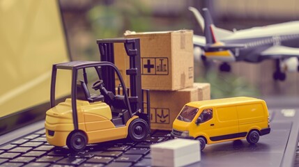 Miniature Delivery and Logistics Setup