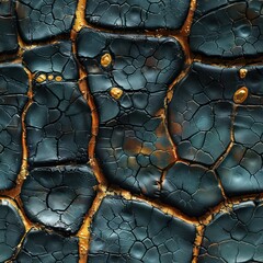 Seamless reptile skin texture, leather pattern background