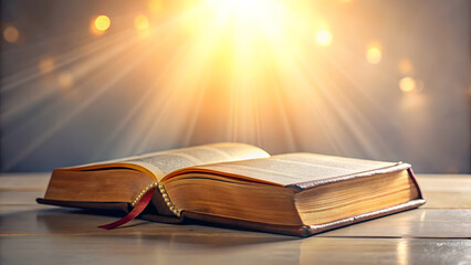 Open  book Bible background