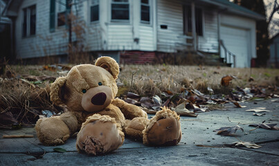 Broken Comfort: The Tattered Teddy of Forgotten Innocence, child abuse prevention