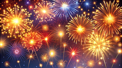 fireworks salute background