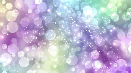 Obraz premium Abstract dreamy background with multicolored bokeh light effect