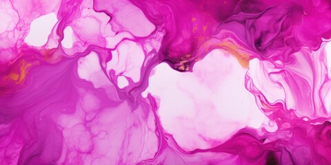 Magenta art abstract paint blots background with alcohol ink colors marble texture blank empty pattern with copy space for product design or text 