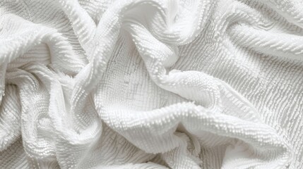 Soft Absorbent Towel Texture Background Generative AI