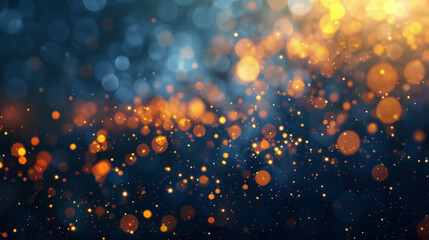 Vibrant background with shimmering bokeh effect in warm and cool tones