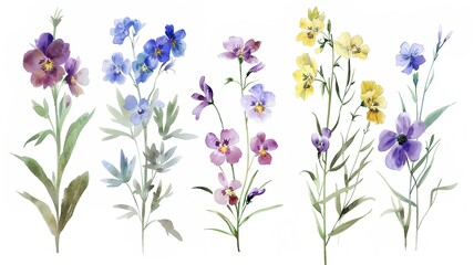 a wonderful image of beautiful, colorful flowers, generated by AI