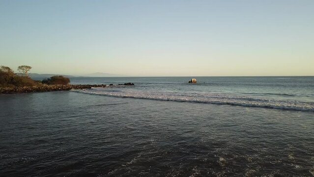 Disfrutando el atardecer
