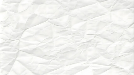 Obraz premium white crumpled paper texture background.