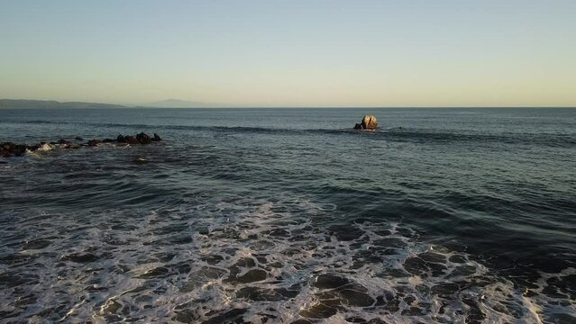 Disfrutando el atardecer