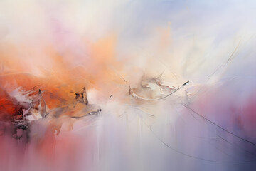 Echoes of the Empty Expanse, abstract landscape art, painting background, wallpaper, generative ai
