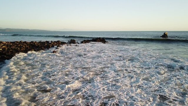Disfrutando el atardecer
