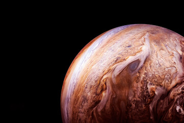 Planet Jupiter. Elements of this image furnished by NASA