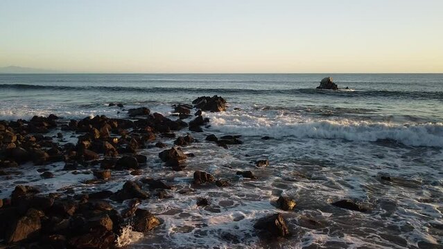 Disfrutando el atardecer