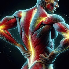 Obraz premium muscle pain