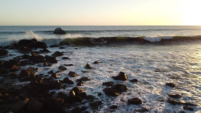 Disfrutando el atardecer