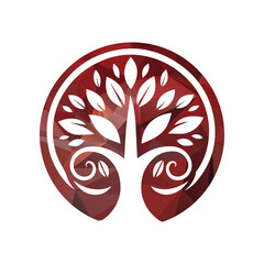 Tree Logo Design Vector Illustration