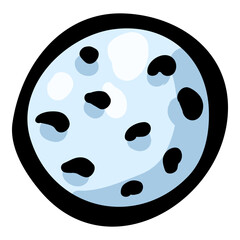 Fototapeta premium Golf Ball - Hand Drawn Doodle Icon