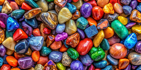 close up of colorful beads
