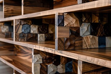 Crafting with Walnut Wood: The Journey from Raw Panels to Bespoke Bookcases