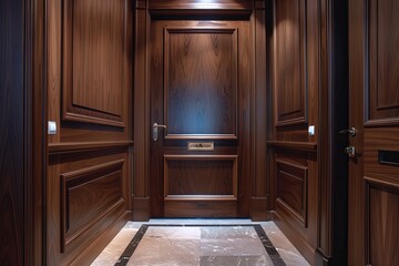 Luxurious Homes: Key Elements in Bespoke Door Design - Natural Beauty of Walnut Wood