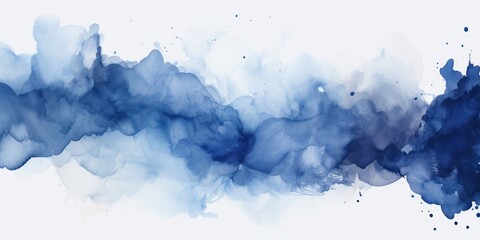 Navy blue splash banner watercolor background for textures backgrounds and web banners texture blank empty pattern with copy space for product 