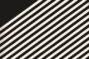 Minimalist black and white striped pattern