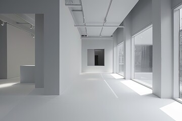 Modern White Room Studio: Minimalist Interiors & Contrasting Backdrops Showcase