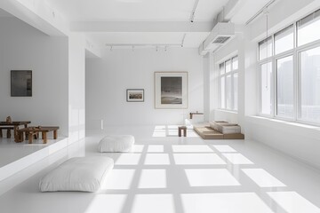 White Space: Luxury Minimalist Studio Apartment Exhibition