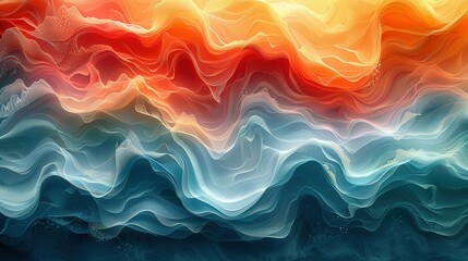 Fototapeta premium horizontal colorful abstract wave background with peru, can be used as texture, background or wallpaper.