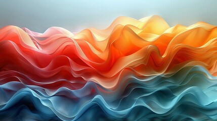 Obraz premium horizontal colorful abstract wave background with peru, can be used as texture, background or wallpaper.