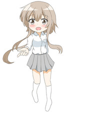 手を差し伸べる女の子