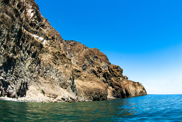 Fototapeta premium rock and sea, capri italy