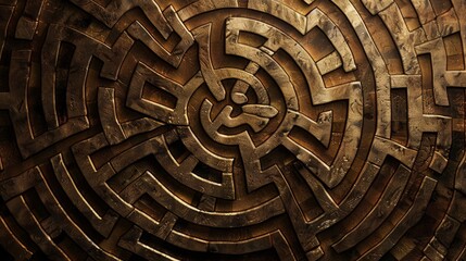 golden luxury maze background, 16:9