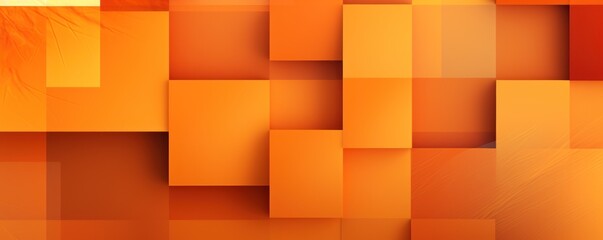 Orange abstract background with autumn colors textured design for Thanksgiving, Halloween, and fall. Geometric block pattern with copy space