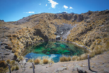 Seven lakes of Ausangate, Cusco Peru. 