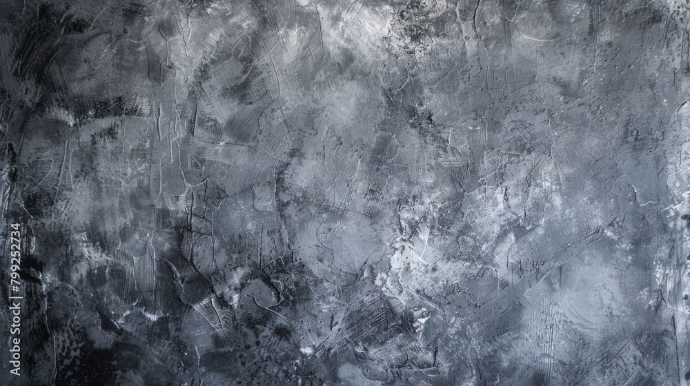 Poster abstract black and gray textured background with artistic brush strokes