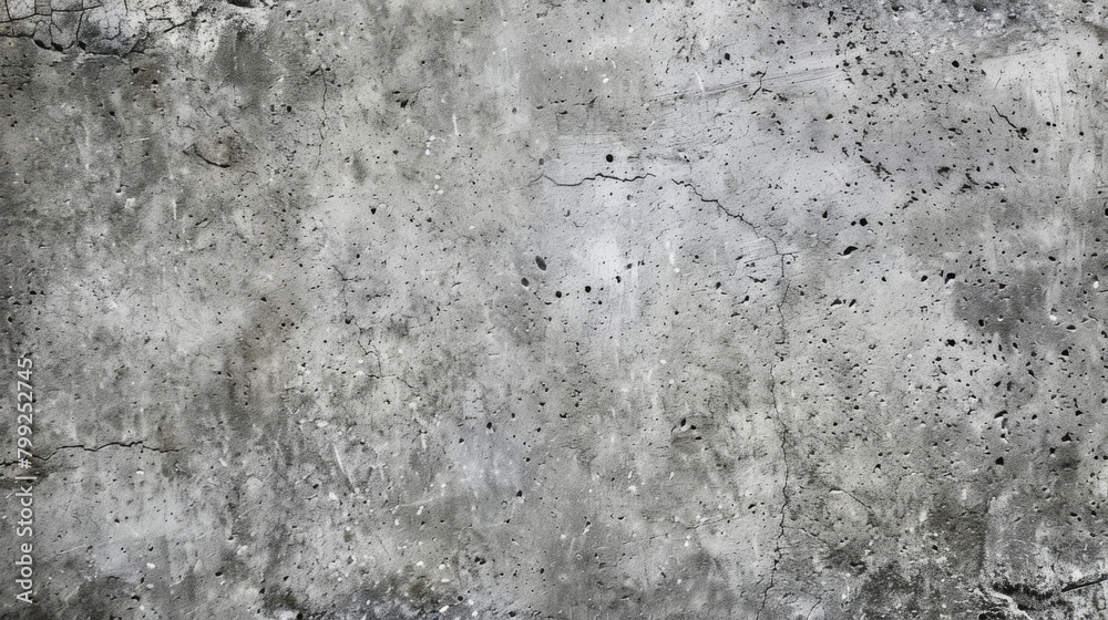 Poster high-resolution image depicting the rough surface of a weathered concrete wall