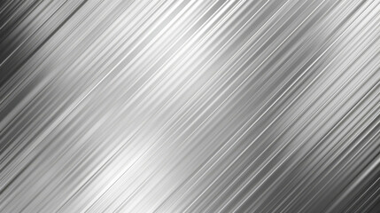 High-resolution image showcasing the reflective texture of silver metal with sleek lines