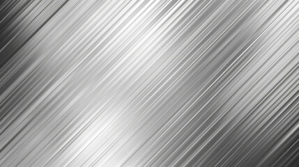 Obraz premium High-resolution image showcasing the reflective texture of silver metal with sleek lines