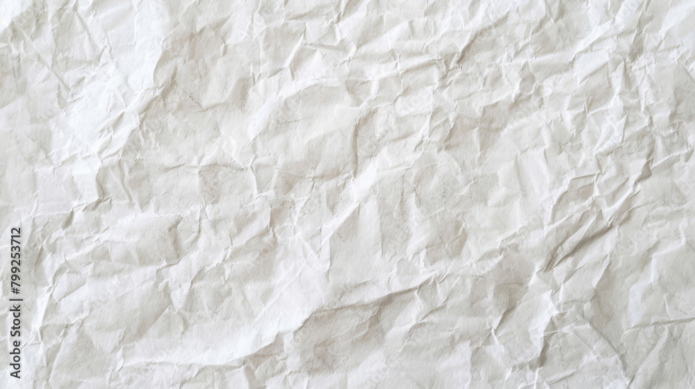 Poster high-resolution image of creased white paper, great for backgrounds and design elements