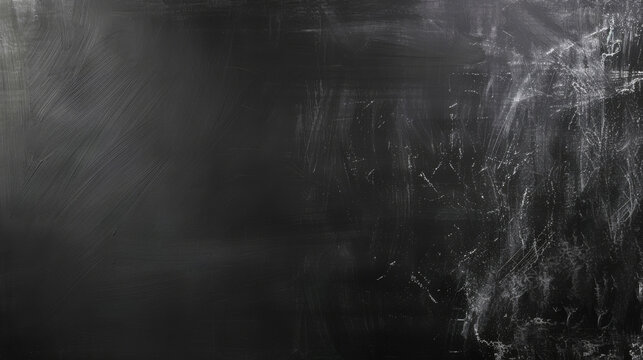 High-resolution image of a blackboard surface with white chalk smudges and streaks