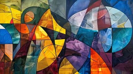 Abstract Art Design of Postmodern Background / Backdrop / Wallpaper